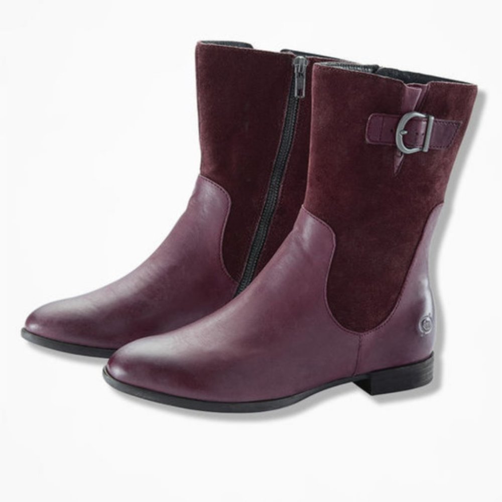 NWT Born Elma Suede and Leather Boot - Picture 2 of 7